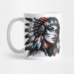 Native American, Beauty, Wild Rose | Catsie Cat Mug